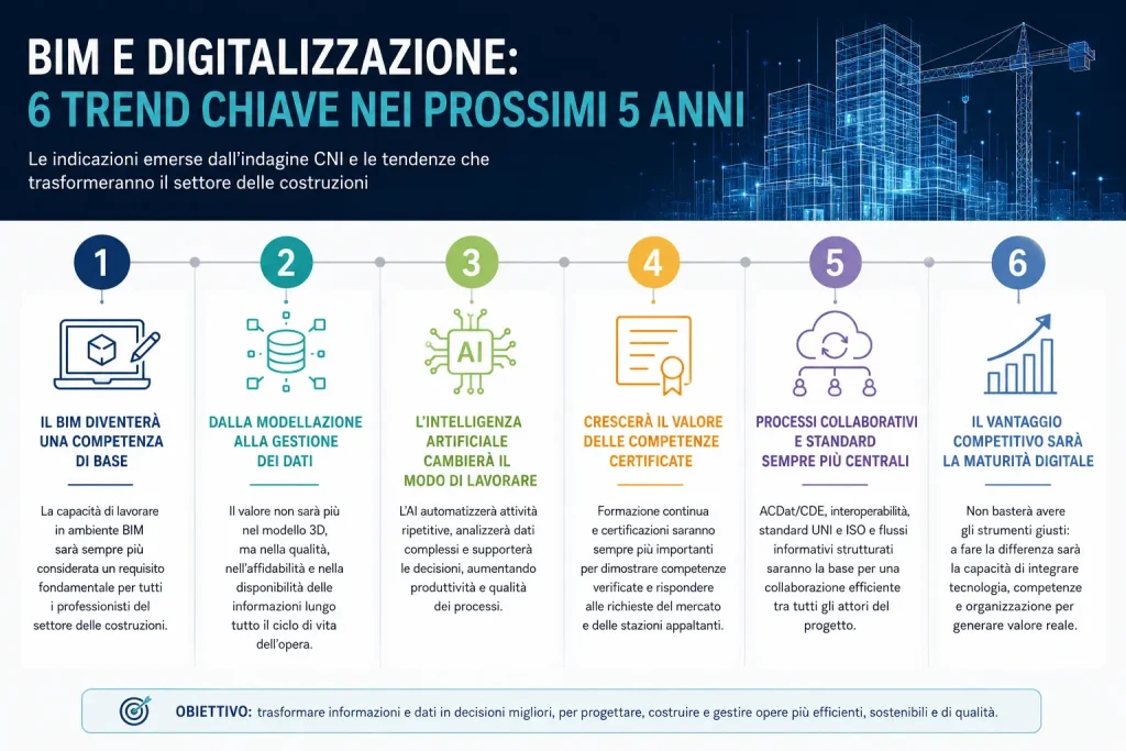 bim e digitalizzazione 6 trend chiave