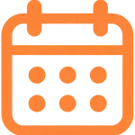 calendario arancione